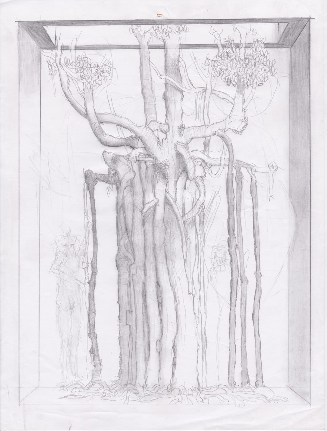 Sketch, pencil on paper
