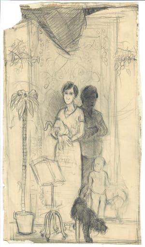 Sketch, pencil on paper